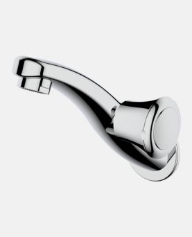 Sink Cock with Wall Flange (Wall Mounted)