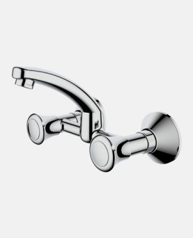Sink Mixer (Wall Mounted)  with Swinging Spout