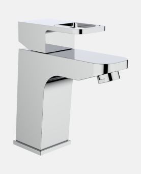 Single Lever Basin Mixer with 450mm Braided Hose