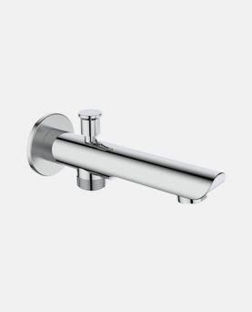 Bath Tub Spout with Hand Shower Arrangement And Wall Flange