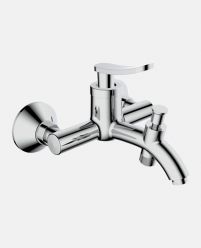 Single Lever Wall Mixer with Telephonic Shower Arrangement And Wall Flange