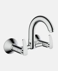 Sink Mixer with Swinging Spout And Wall Flange (Wall Mounted)