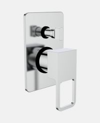 Single Lever Concealed Diverter for Bath & ShowerExposed Part Kit (Manual Closing) 