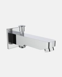 Bath Tub Spout with Hand Shower Arrangement And Wall Flange